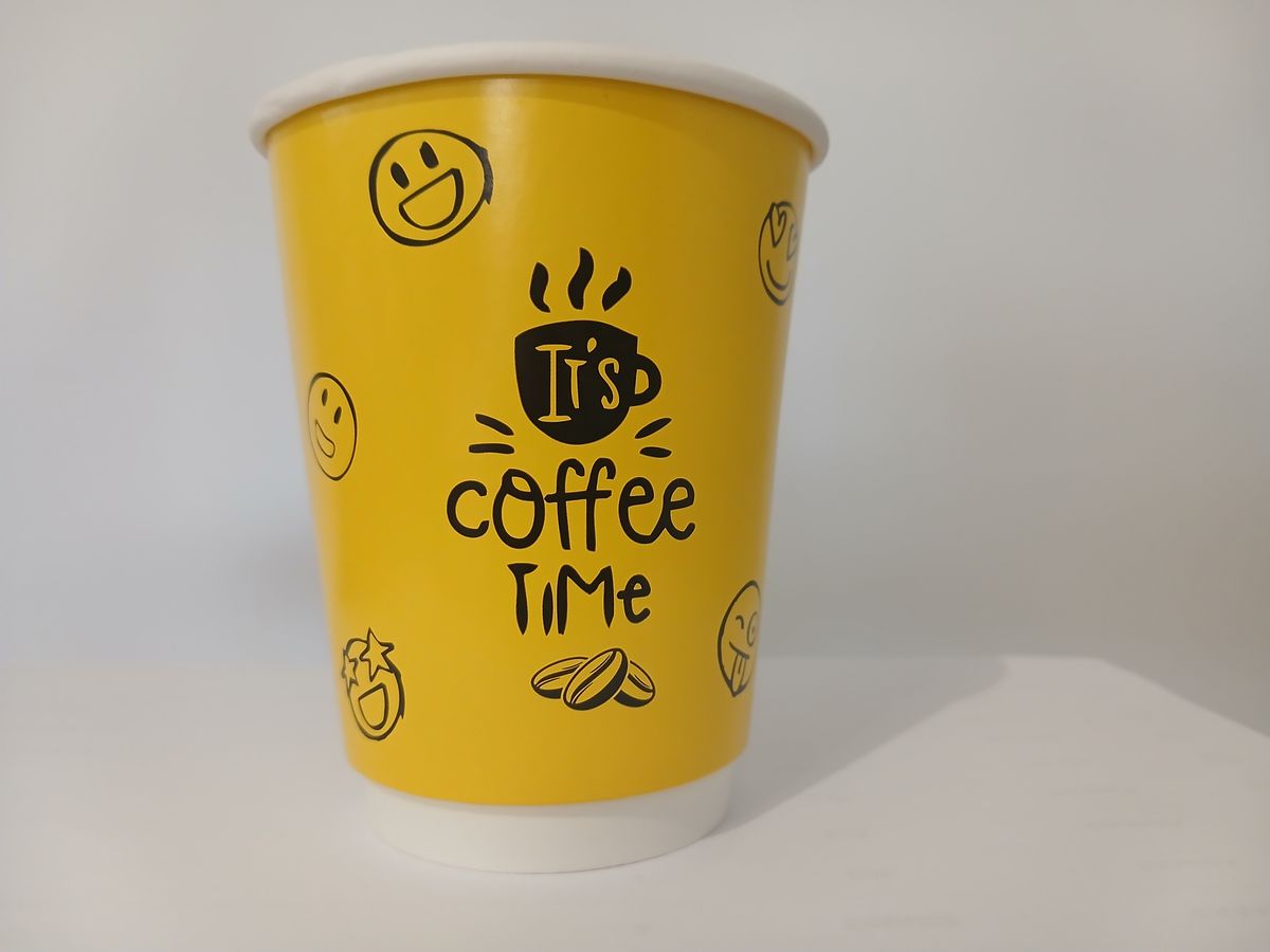 Εκτυπωμένο ποτήρι καφέ It's Coffee Time — DC TRADE